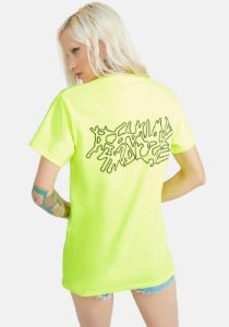 Neon Butterfly Graphic Tee sold by Dolls Kill