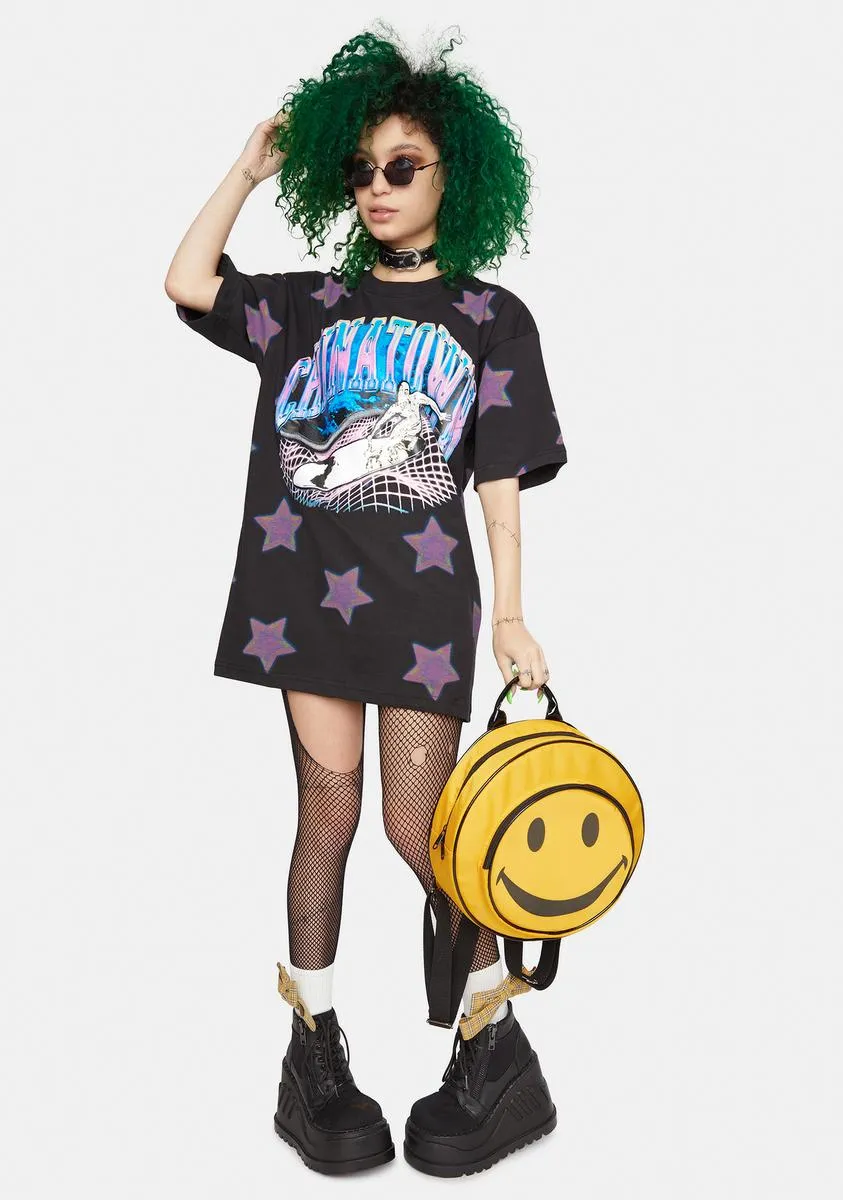 Ride The Wave Glitch Graphic Tee sold by Dolls Kill product image thumbnail 3