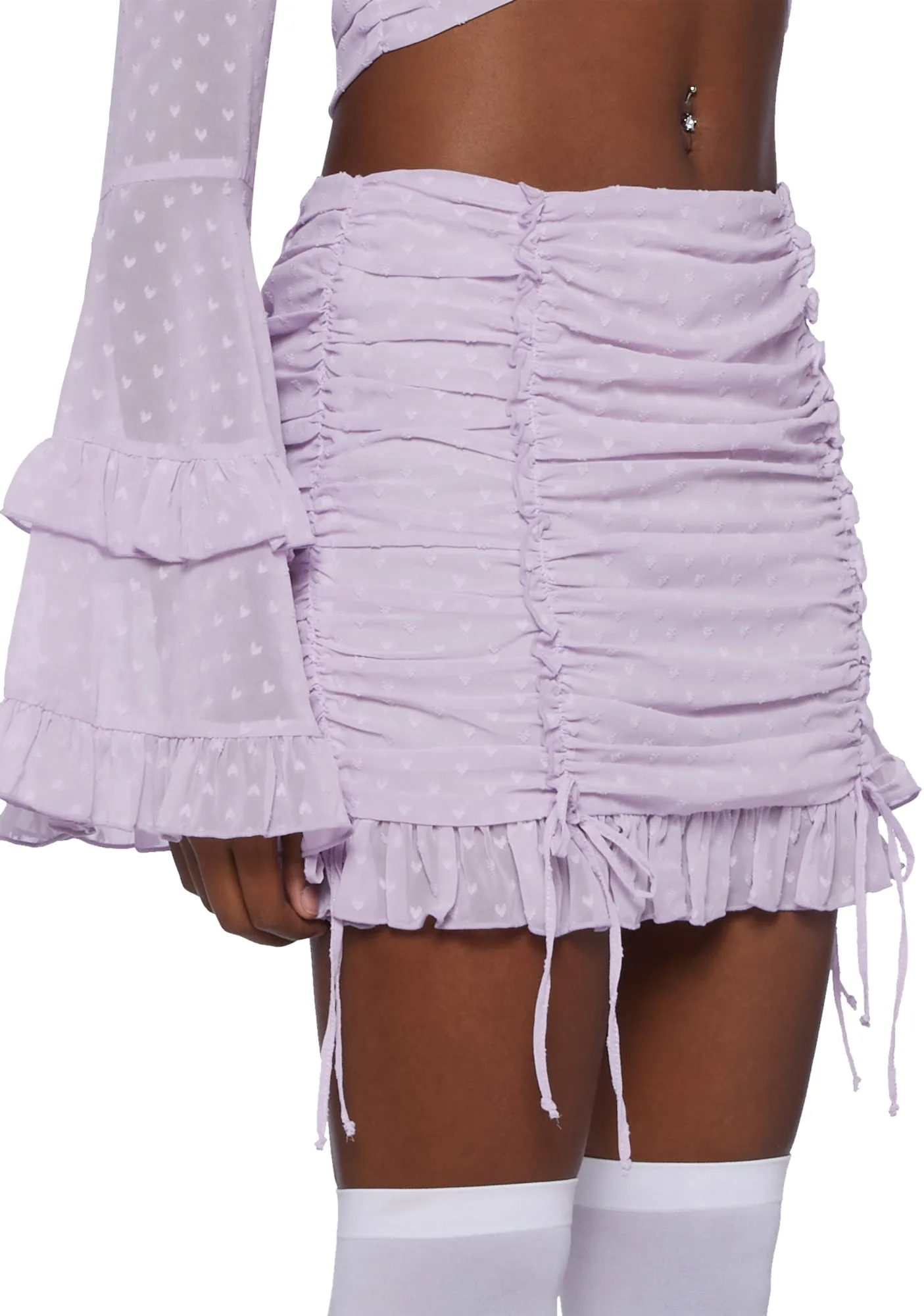 Hearts Aglow Mini Skirt sold by Dolls Kill product image thumbnail 5