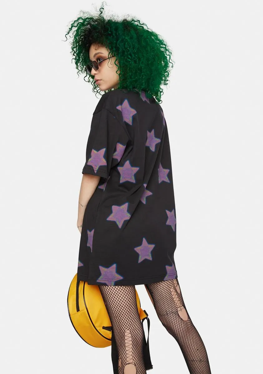 Ride The Wave Glitch Graphic Tee sold by Dolls Kill product image thumbnail 4