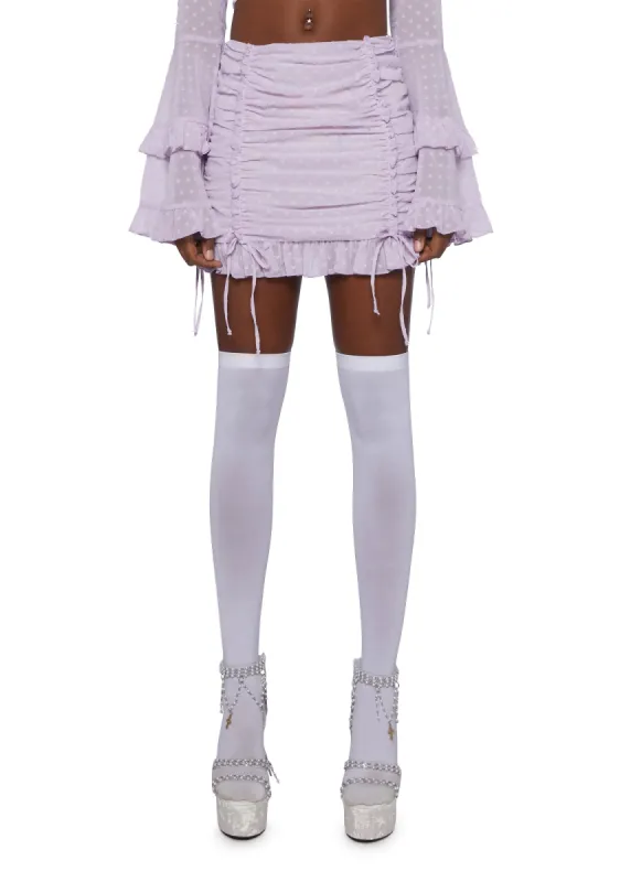 Hearts Aglow Mini Skirt sold by Dolls Kill