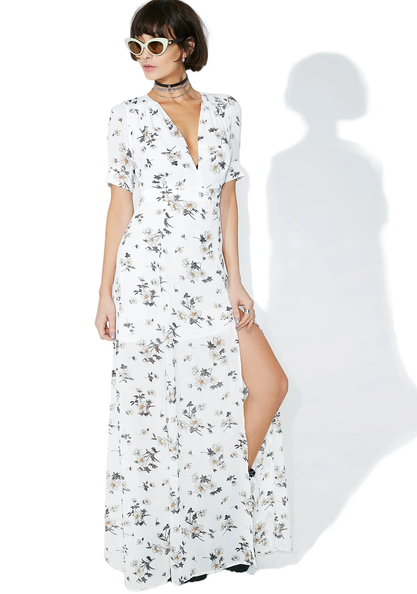 Garden Gal Floral Maxi Dress sold by Dolls Kill product image thumbnail 5