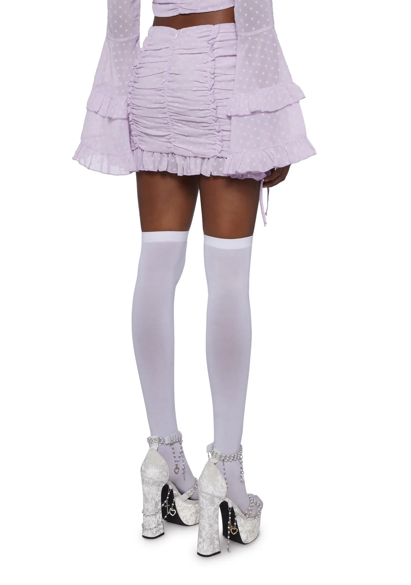 Hearts Aglow Mini Skirt sold by Dolls Kill product image thumbnail 4