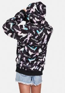 x Hustler Pattern Hoodie sold by Dolls Kill