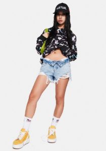 x Hustler Pattern Hoodie sold by Dolls Kill