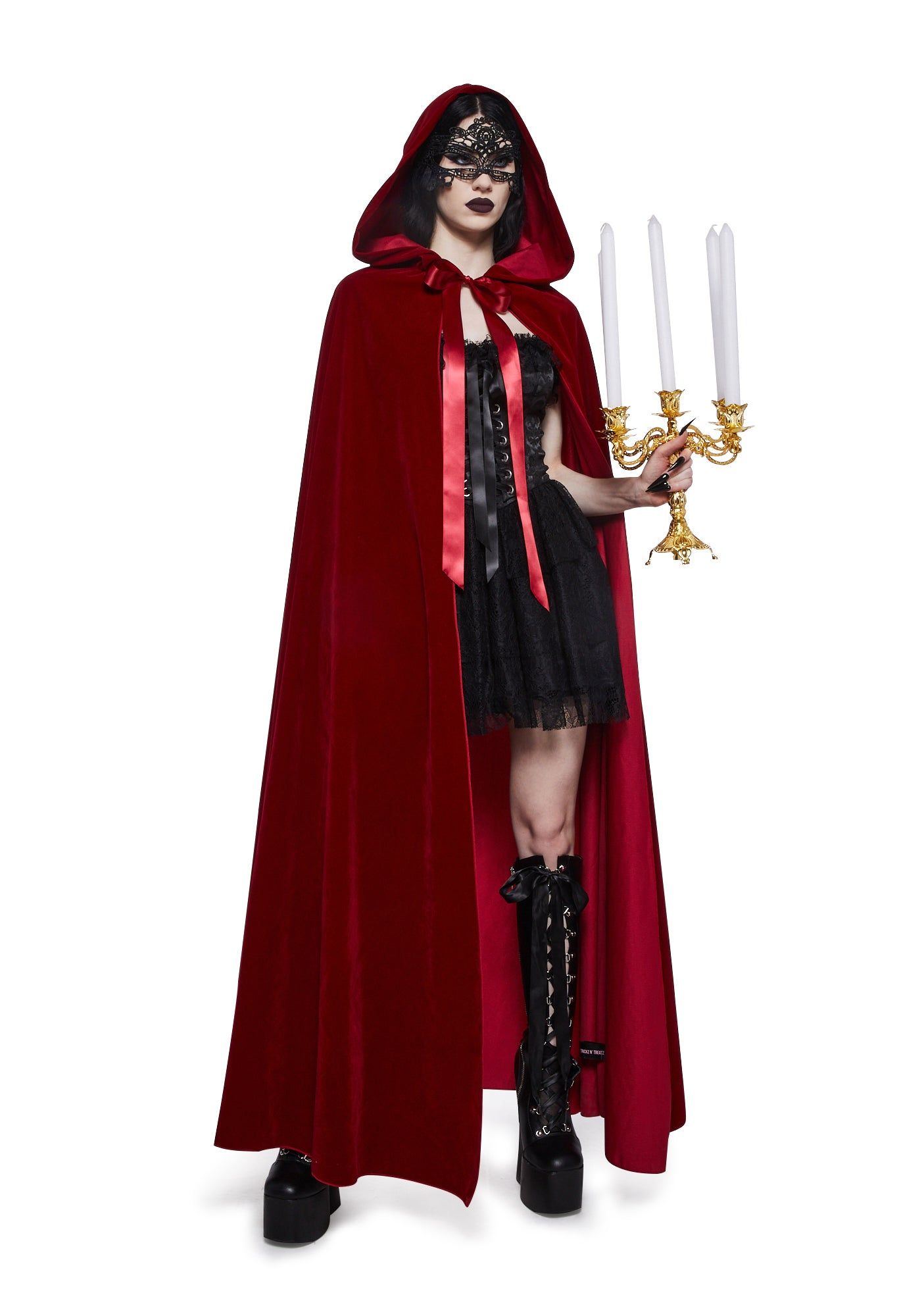 Coven Club Velvet Cape sold by Dolls Kill product image thumbnail 5