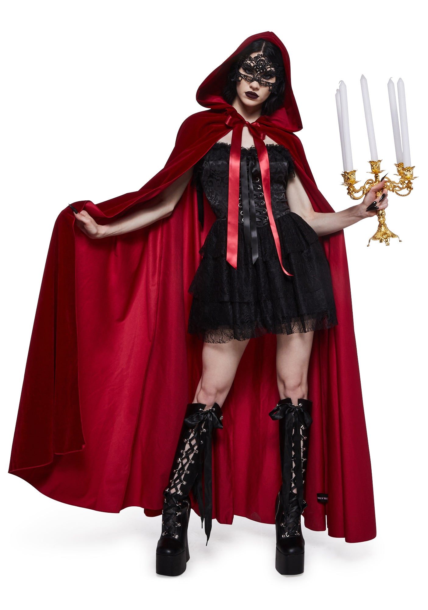 Coven Club Velvet Cape sold by Dolls Kill product image thumbnail 2