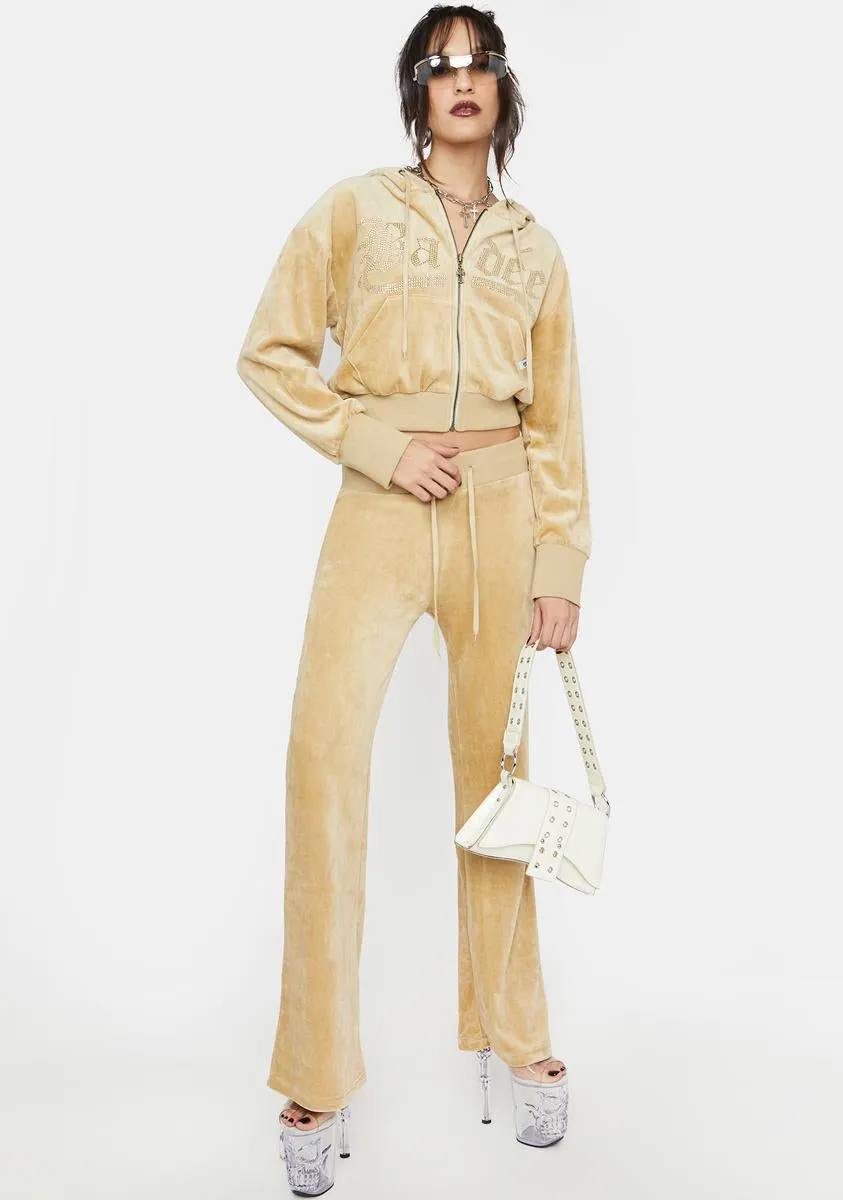 Hotfix Velour Track Pants sold by Dolls Kill product image thumbnail 2