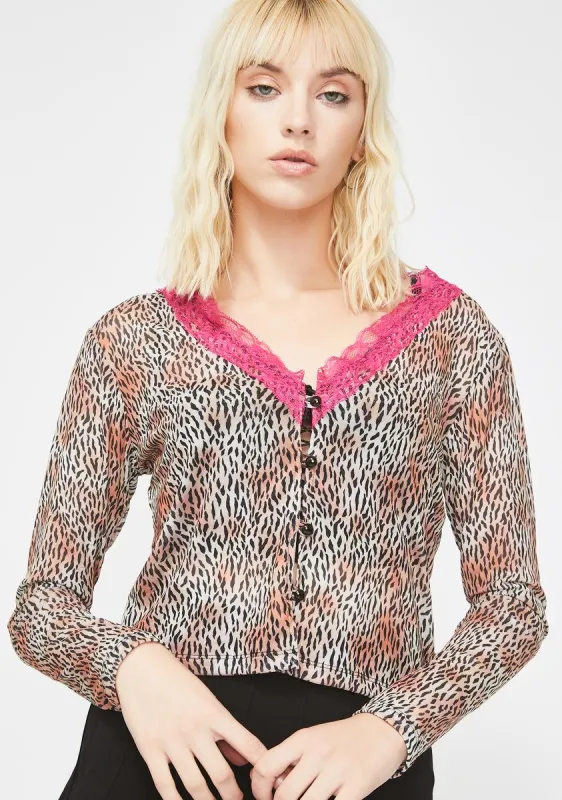 Moqui Tiger Top sold by Dolls Kill