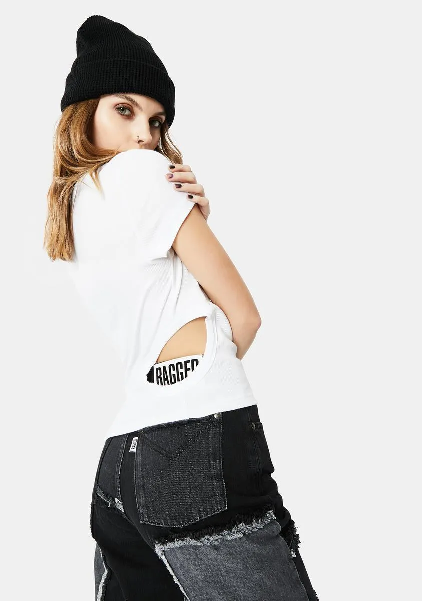 Clout Cutout Crop Tee sold by Dolls Kill product image thumbnail 4