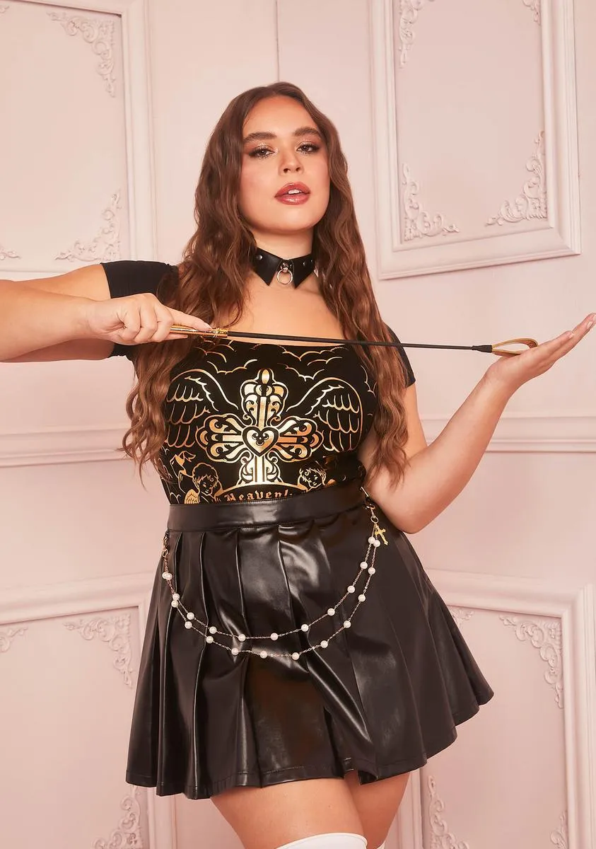 Plus Wishful Thinking Pleated Skirt sold by Dolls Kill product image thumbnail 2