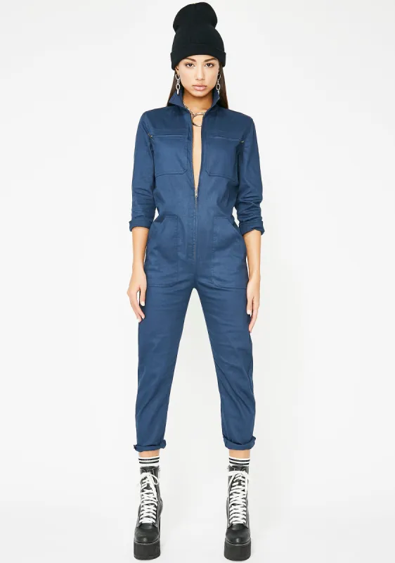 Fly Girl Cargo Jumpsuit sold by Dolls Kill