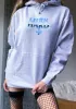 Grey Chrome Pullover Hoodie sold by Dolls Kill