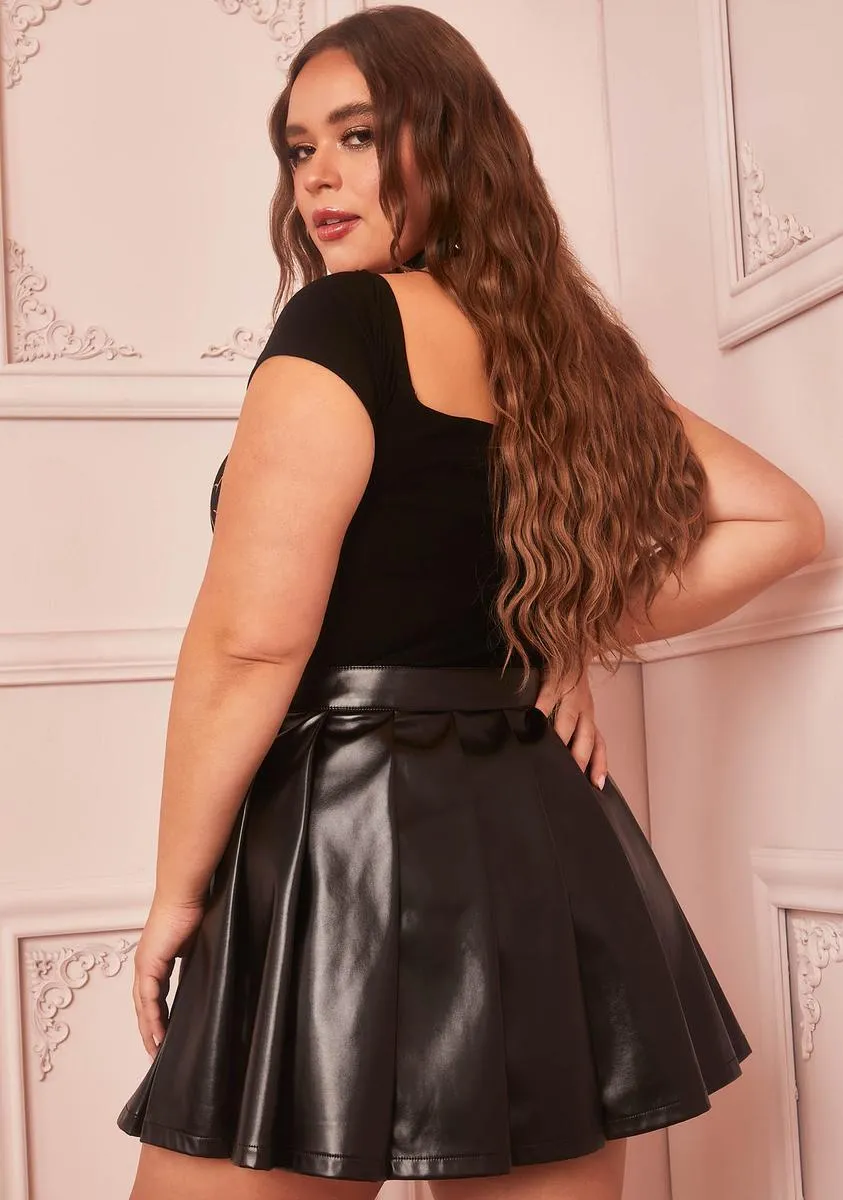Plus Wishful Thinking Pleated Skirt sold by Dolls Kill product image thumbnail 4
