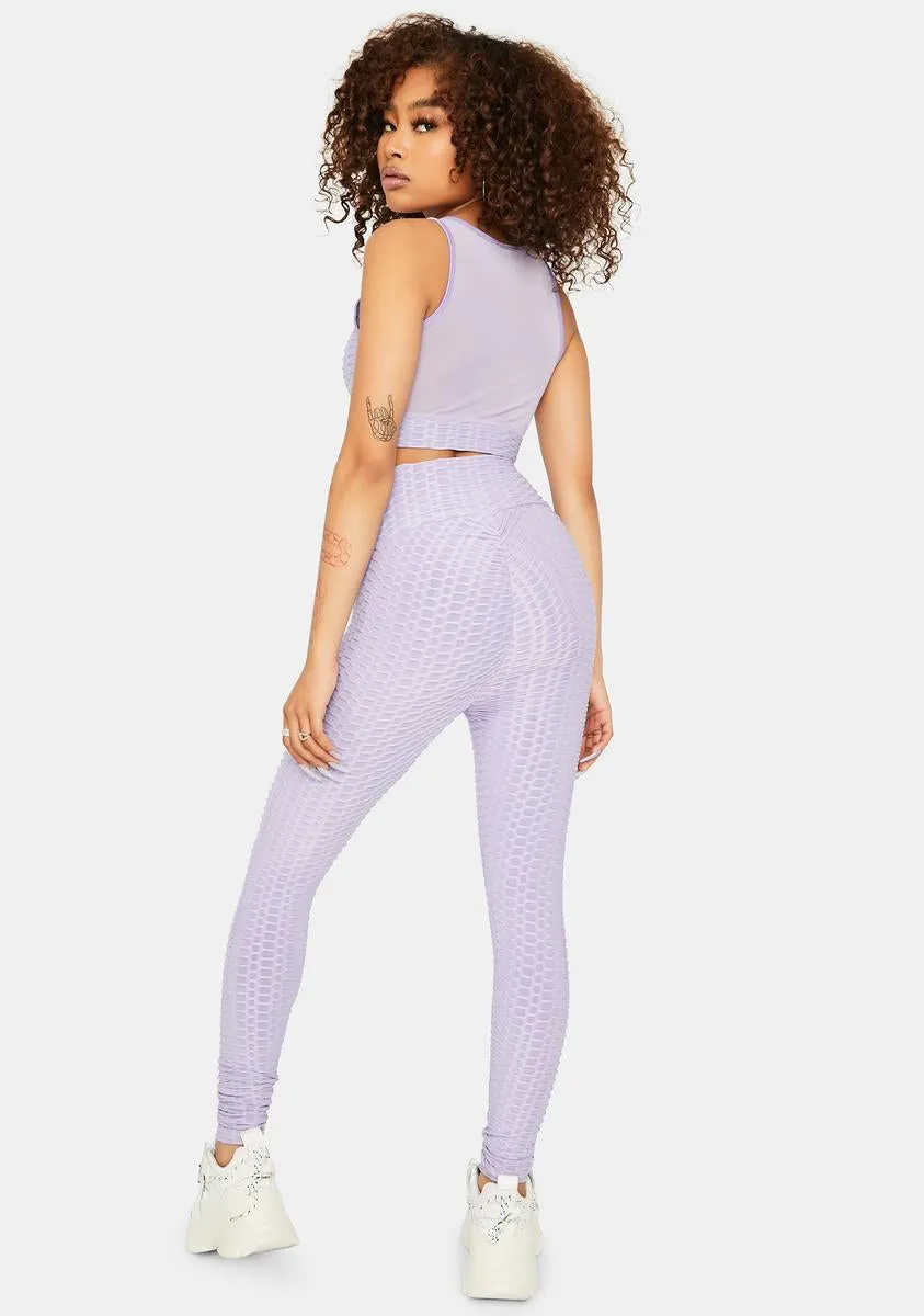 When I'm With You Active Textured Leggings sold by Dolls Kill product image thumbnail 4