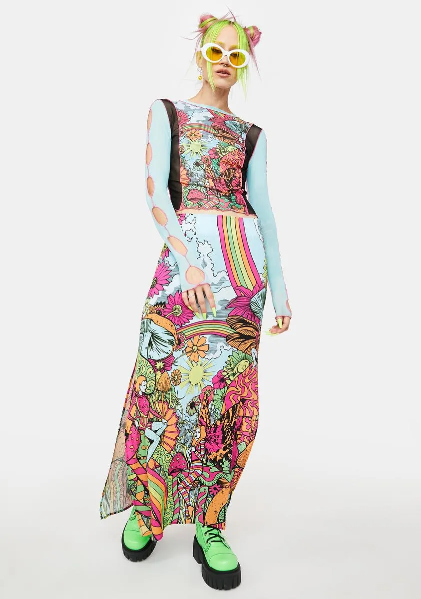 Scenic Route Mesh Top sold by Dolls Kill product image thumbnail 3