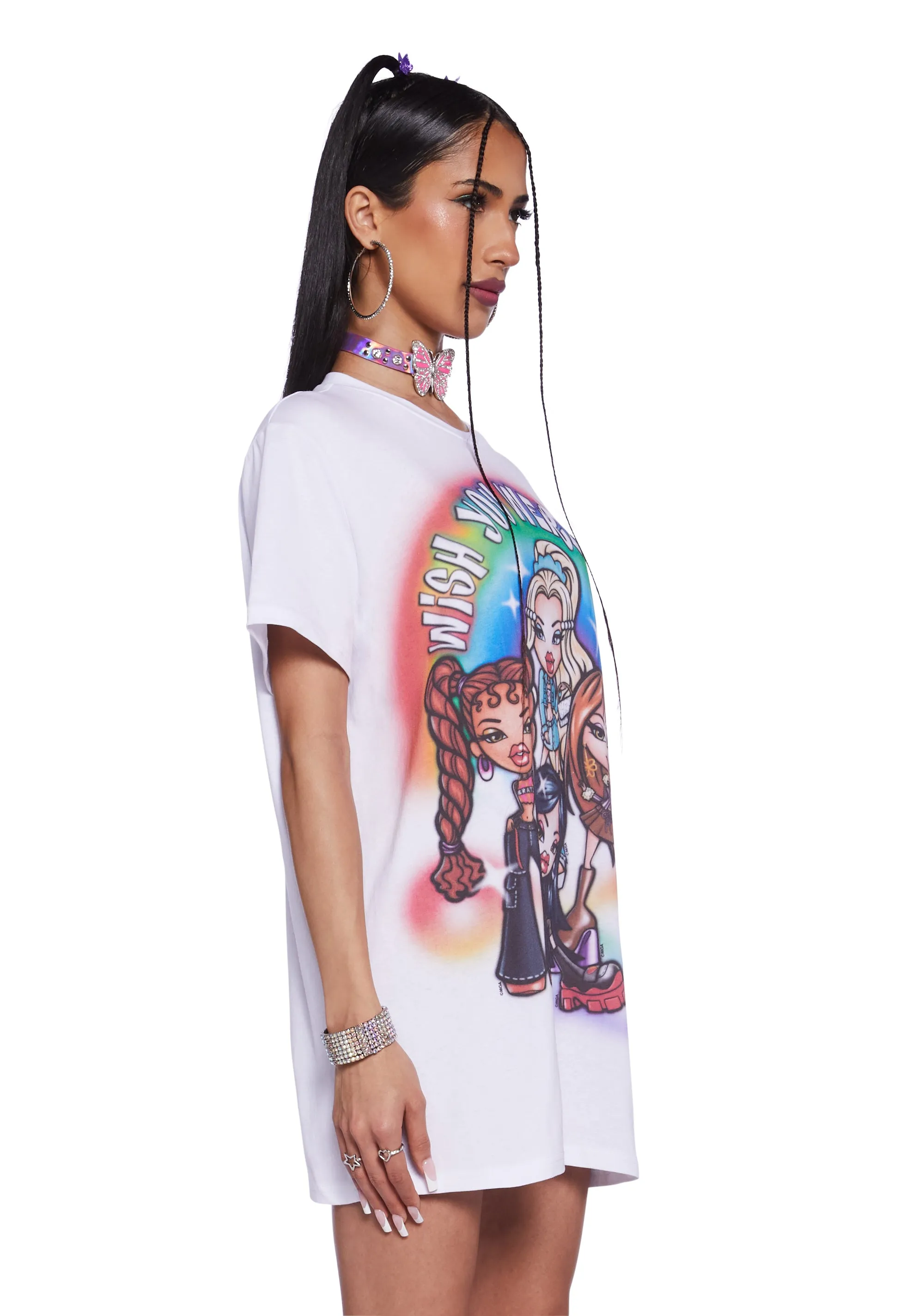 Wish You Were Graphic Tee sold by Dolls Kill product image thumbnail 3