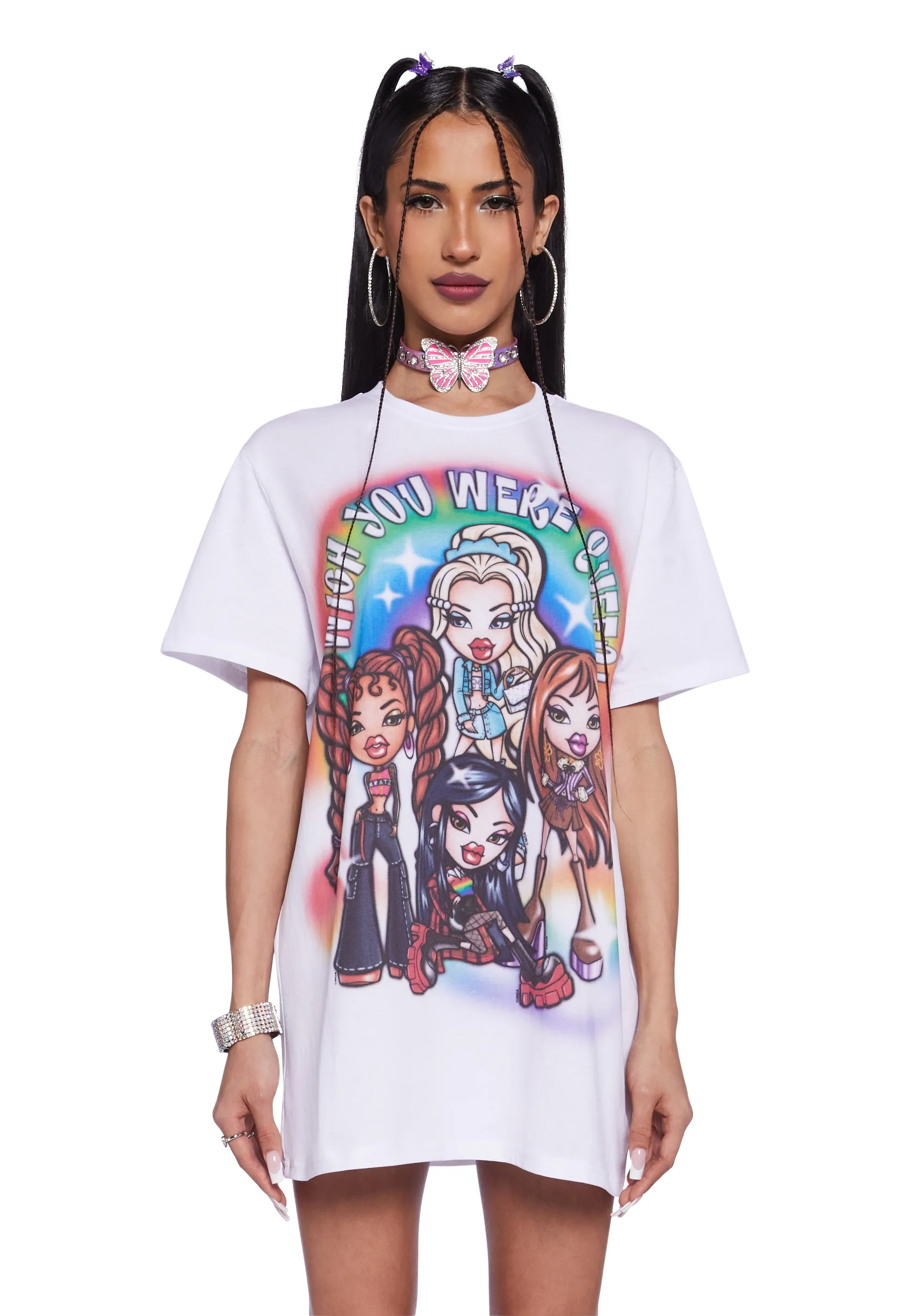 Wish You Were Graphic Tee sold by Dolls Kill