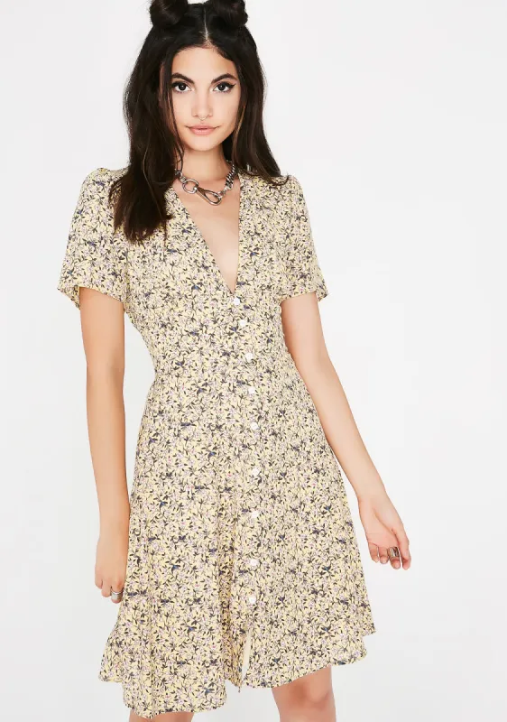 Proper Lady Floral Dress sold by Dolls Kill
