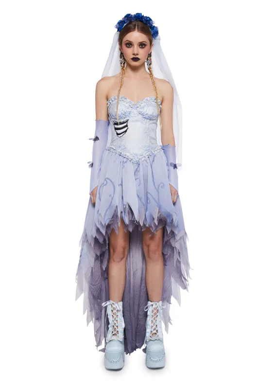 Moonlit Glow High-Low Dress sold by Dolls Kill