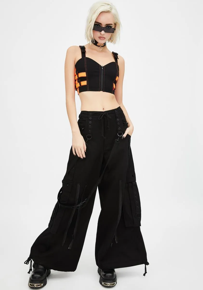 Orange Buckle Crop Top sold by Dolls Kill product image thumbnail 3