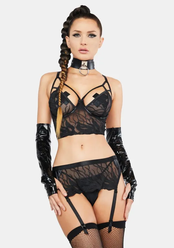 Sensual Sesh Lingerie Set sold by Dolls Kill