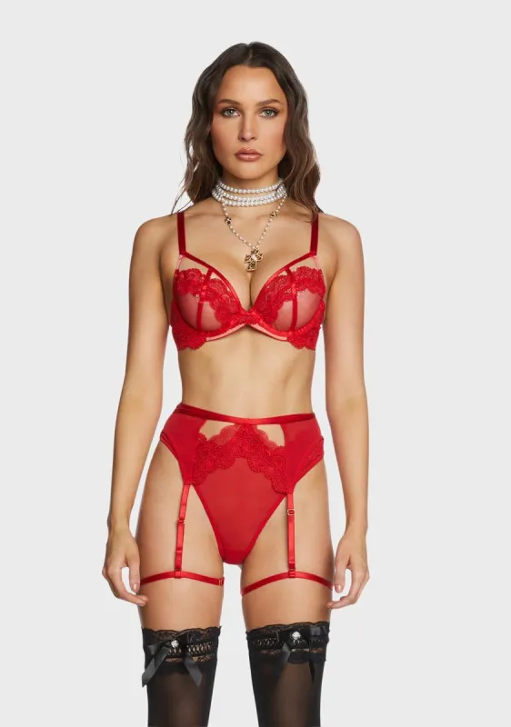 Maisie Lace Balconette Bra sold by Dolls Kill