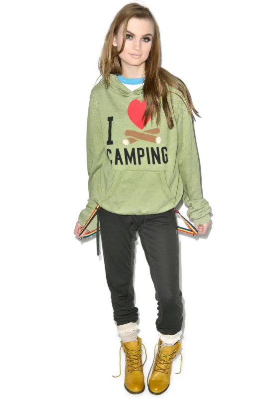 I Love Camping Malibu Pullover Sweater sold by Dolls Kill
