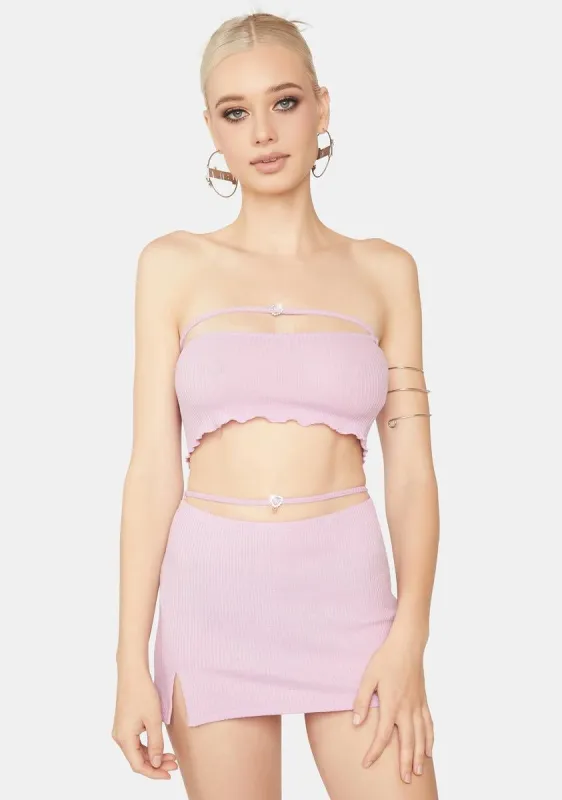 Amethyst It Girl Skirt Set sold by Dolls Kill