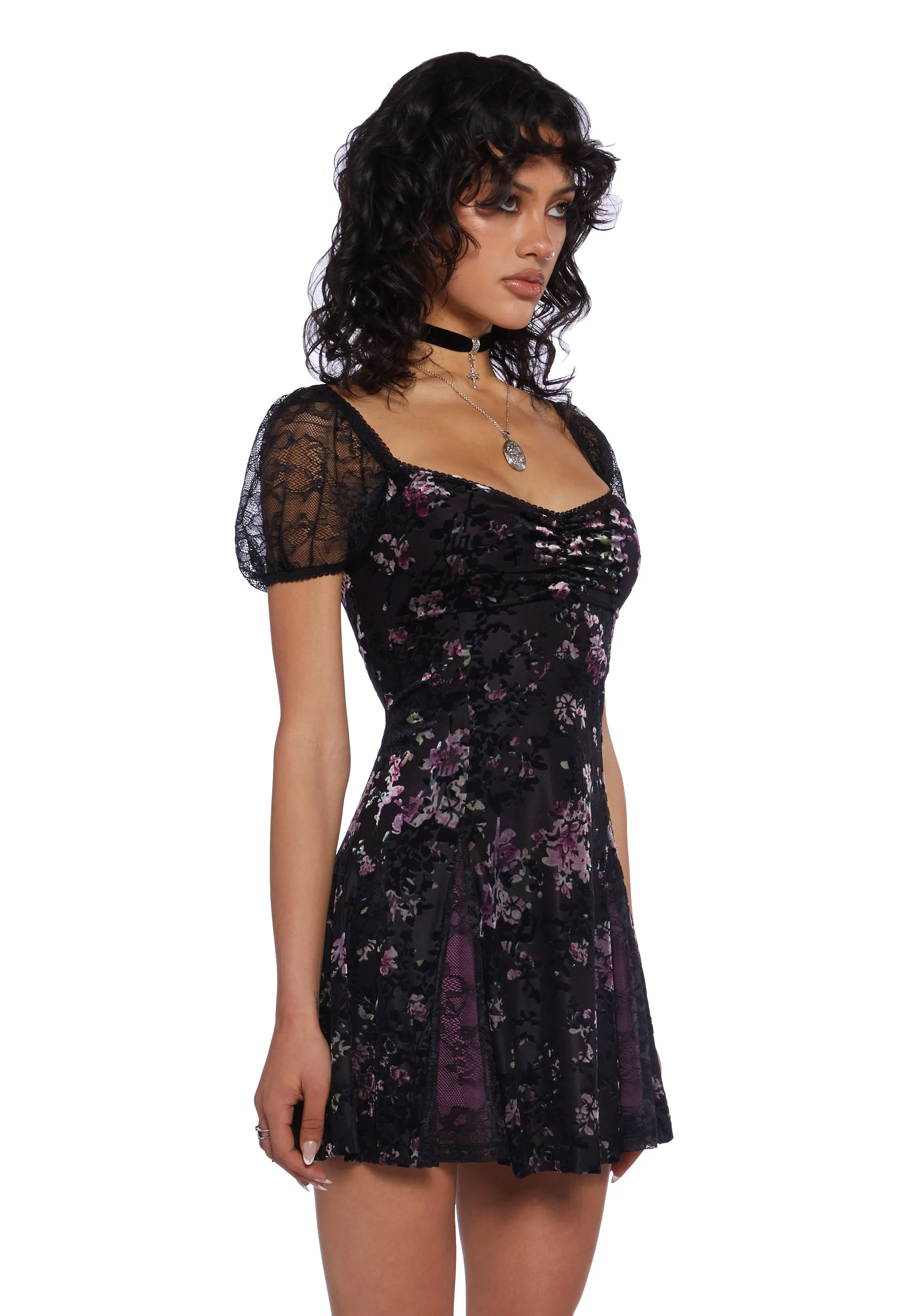 Defiant Love Mini Dress - Purple sold by Dolls Kill product image thumbnail 3