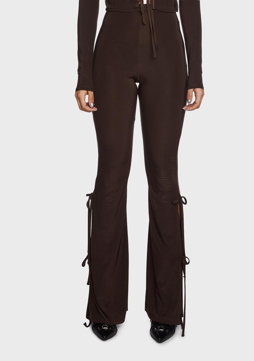 Slinky Jersey Flared Pants sold by Dolls Kill