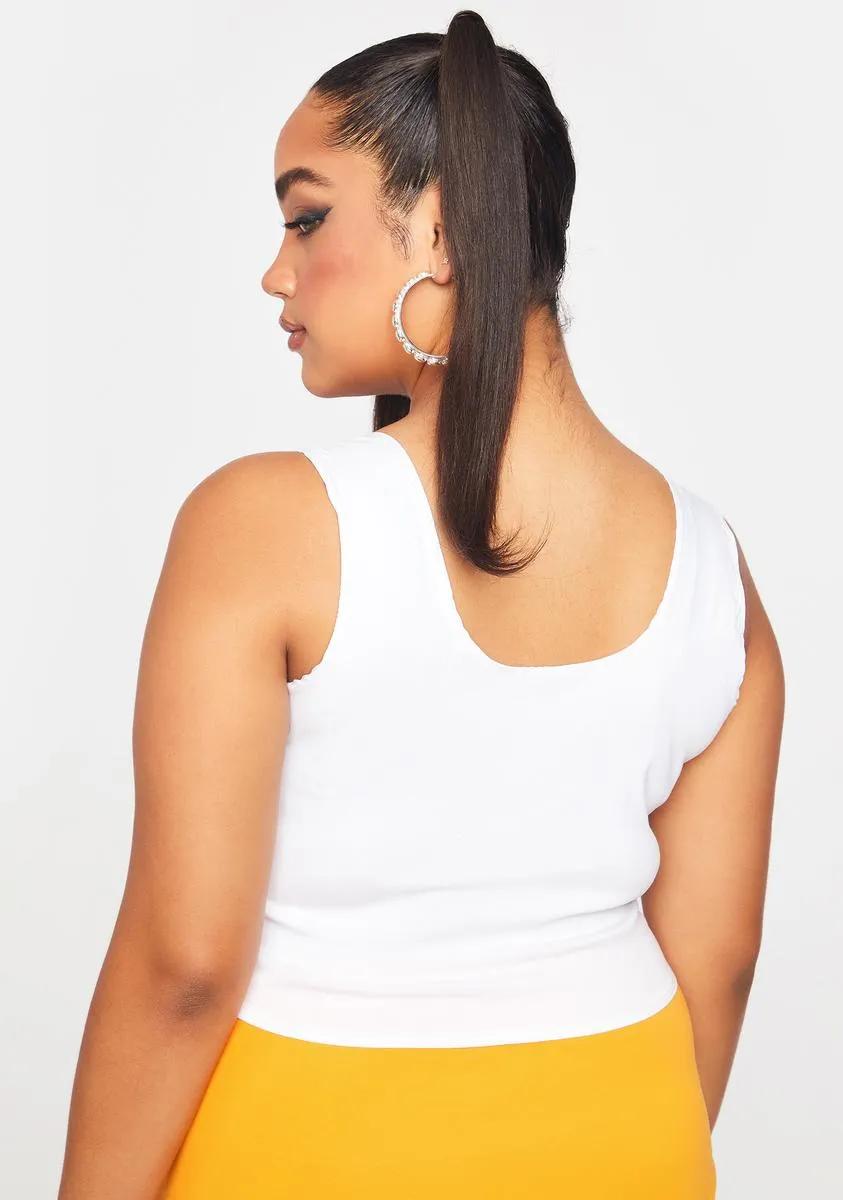 Plus Ivory Down For It Corset Top sold by Dolls Kill product image thumbnail 4