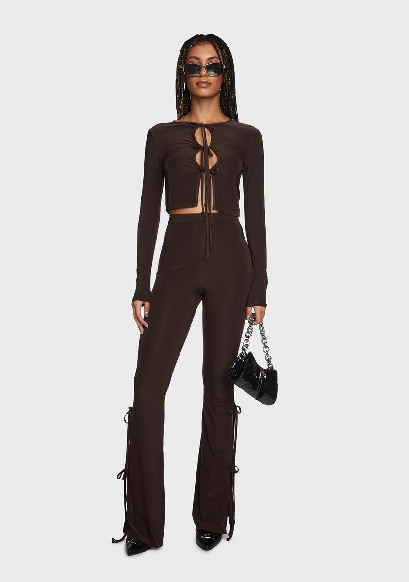 Slinky Jersey Flared Pants sold by Dolls Kill product image thumbnail 2