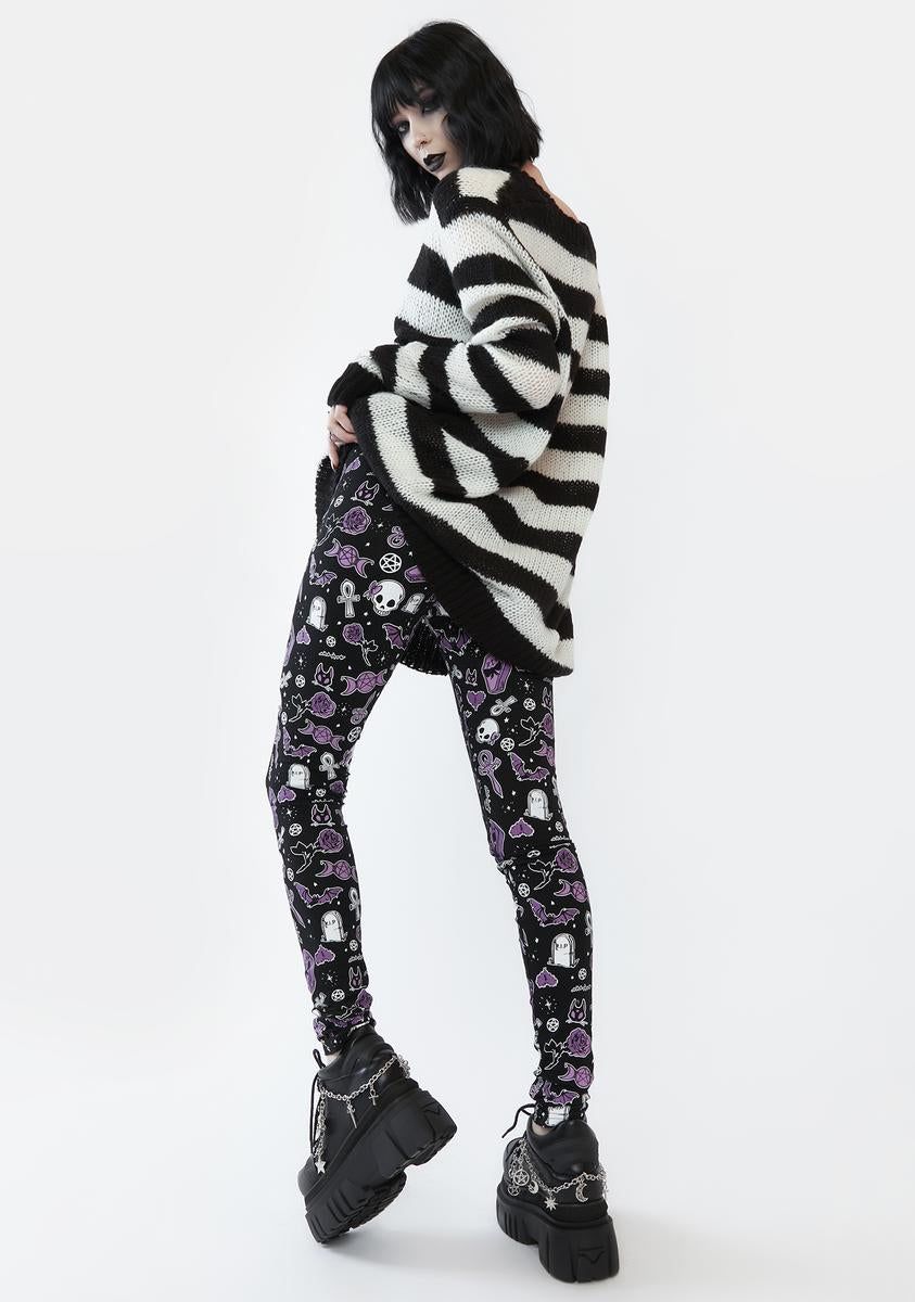 Magick Around Me Printed Leggings sold by Dolls Kill product image thumbnail 4