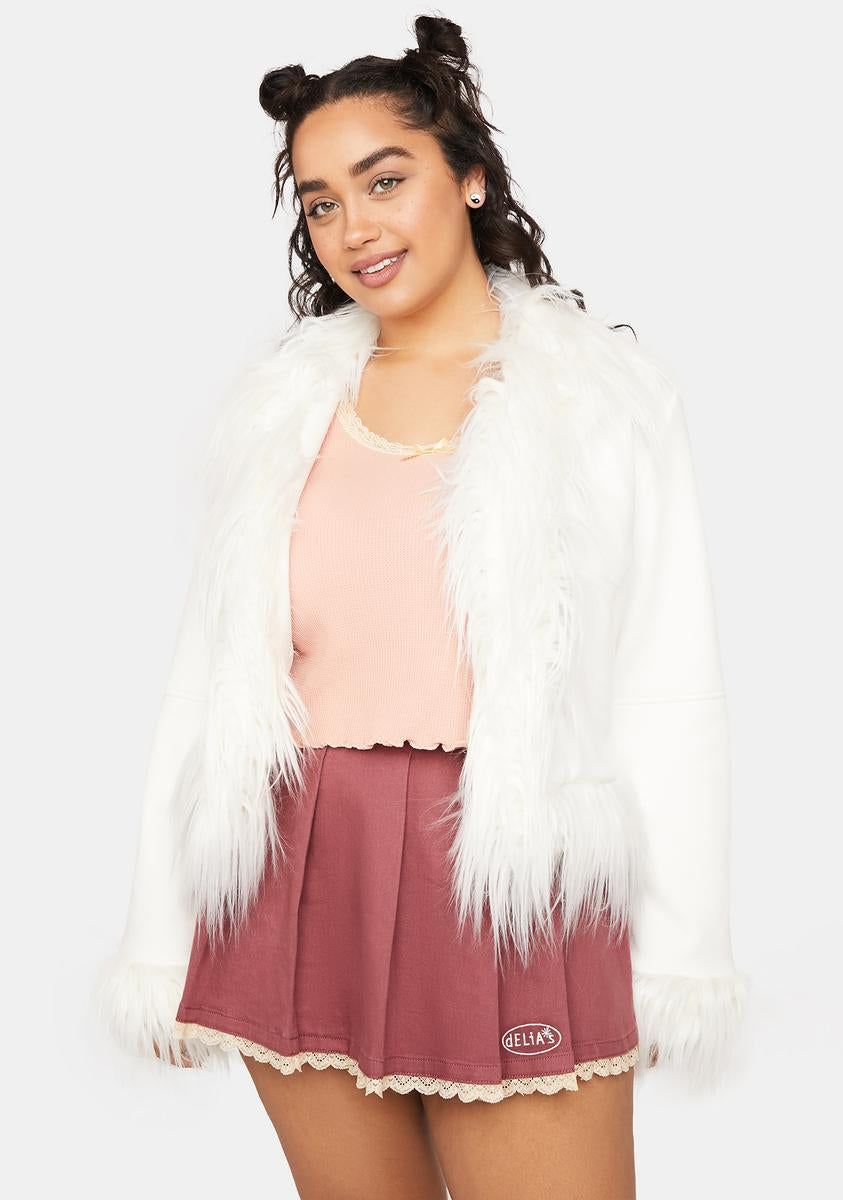 Plus No Flake's The Same Faux Fur Coat sold by Dolls Kill product image thumbnail 2