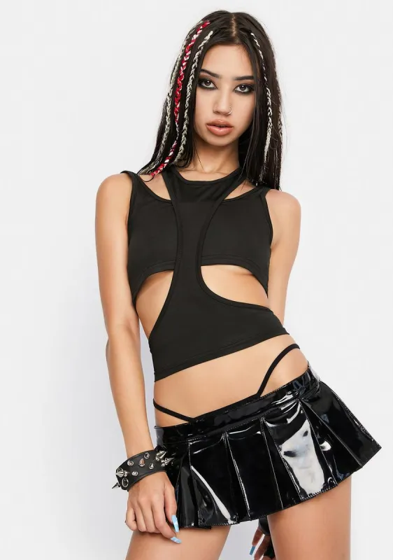 No Repeats Cutout Crop Tank sold by Dolls Kill