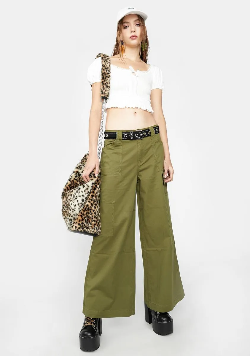 I'm The Realest Pointelle Crop Top sold by Dolls Kill product image thumbnail 3