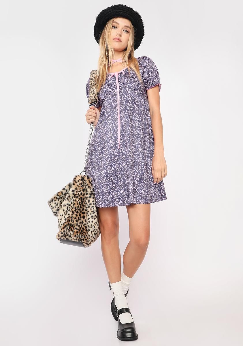 Deep Dreamers You Know Floral Dress sold by Dolls Kill product image thumbnail 3