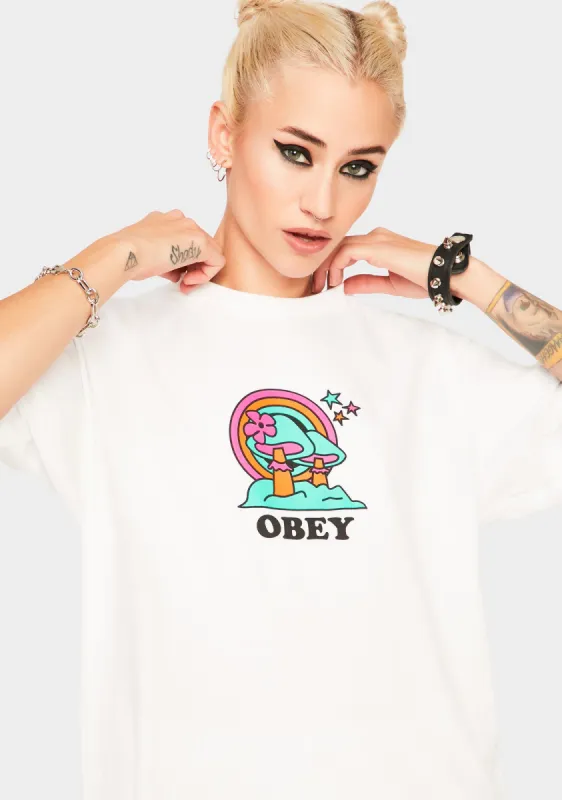 Happy Land Graphic Tee sold by Dolls Kill