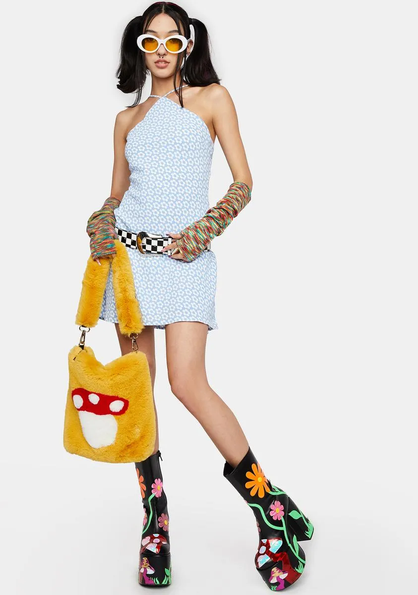 Blooming Beauty Halter Dress sold by Dolls Kill product image thumbnail 3