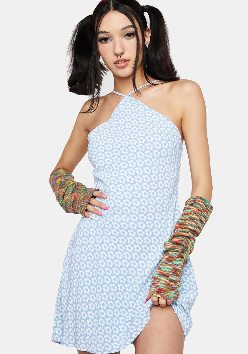 Blooming Beauty Halter Dress sold by Dolls Kill