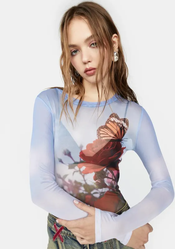 One Of The Flyest Mesh Top sold by Dolls Kill