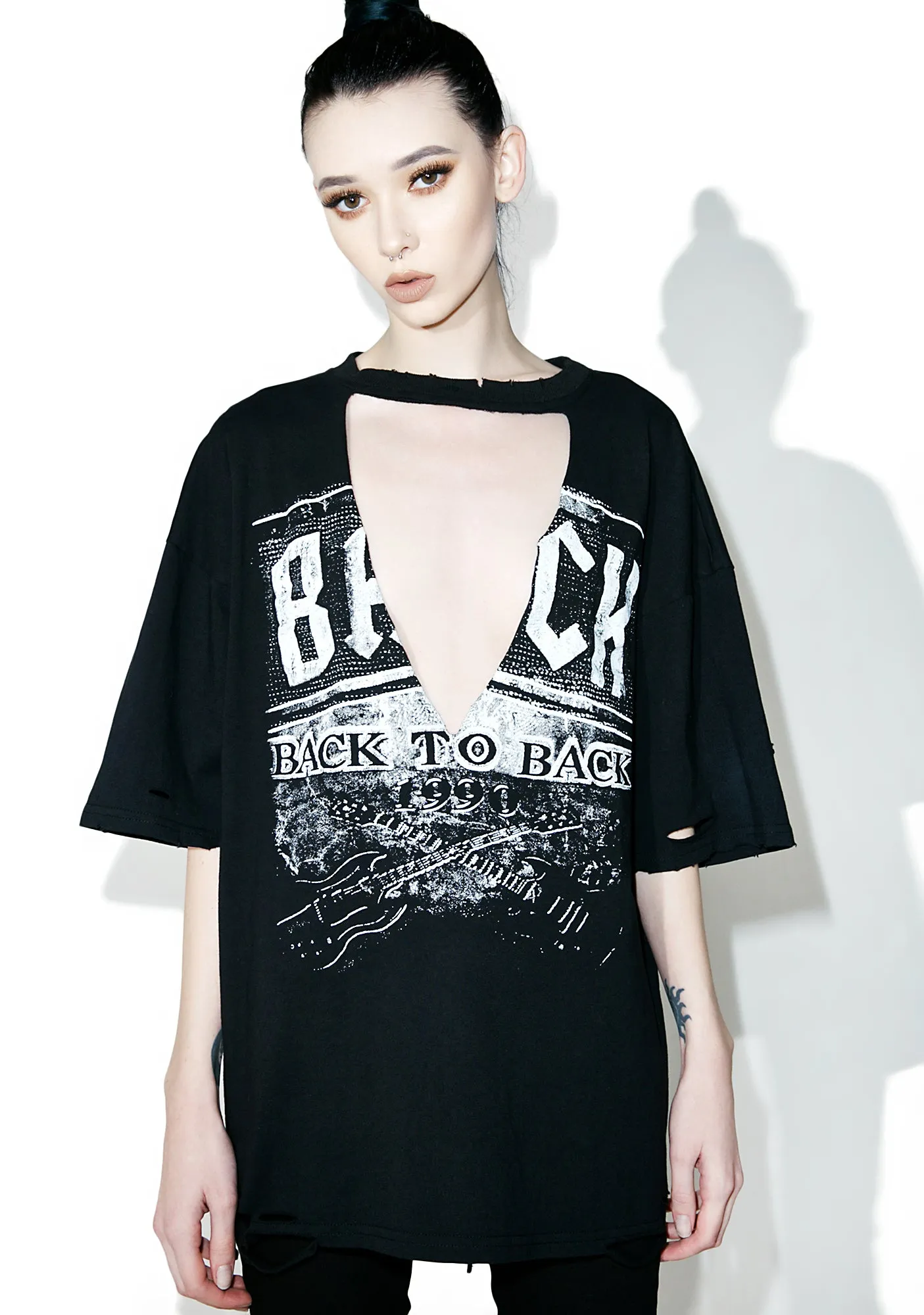 Back To Back Tee sold by Dolls Kill product image thumbnail 2