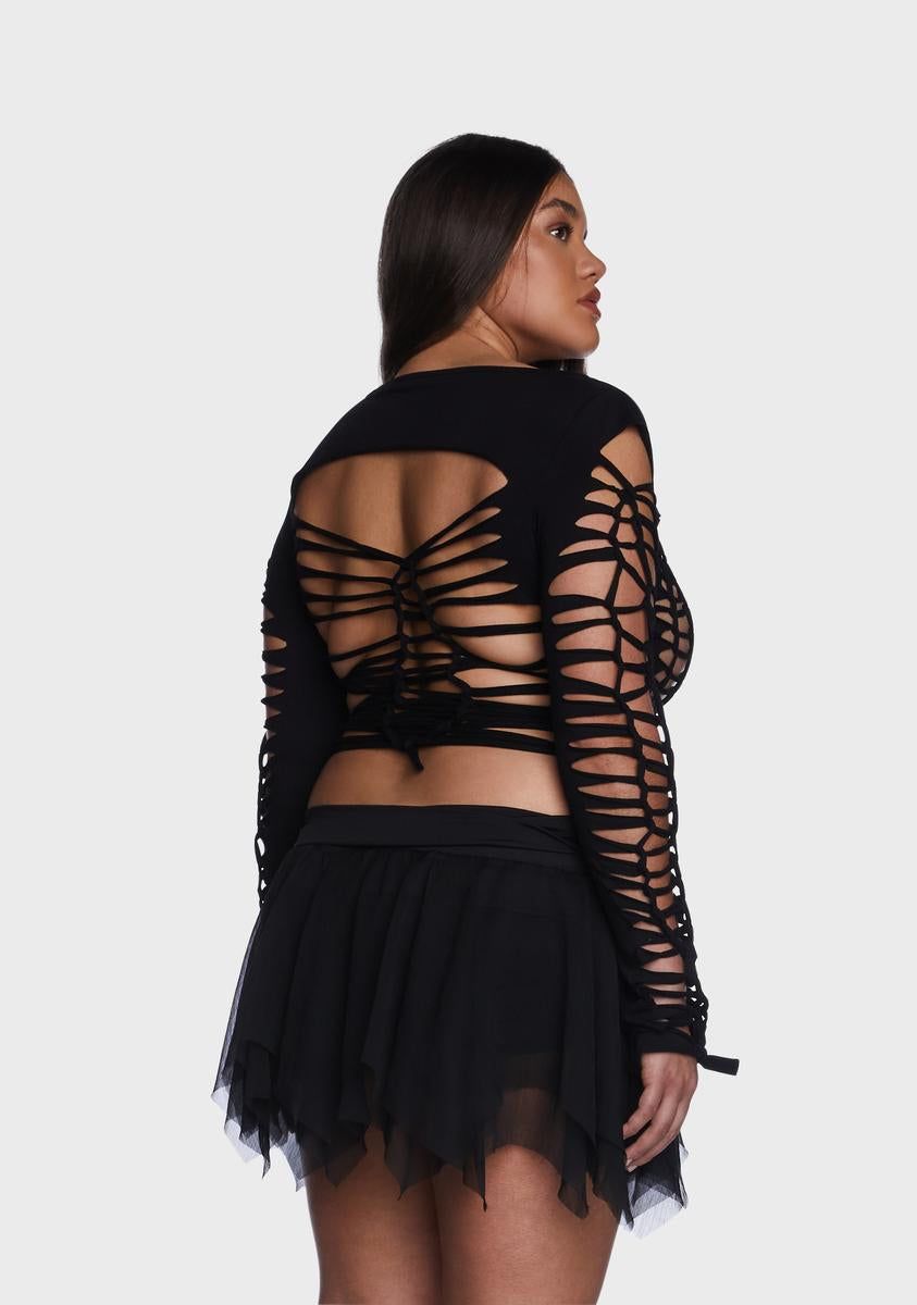 Plus Alternative Spells Long Sleeve Top sold by Dolls Kill product image thumbnail 4