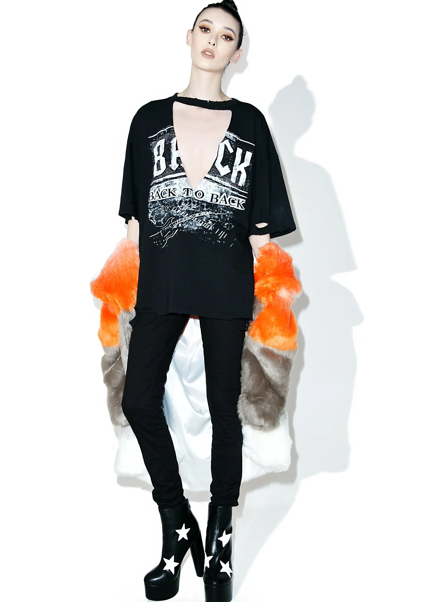 Back To Back Tee sold by Dolls Kill product image thumbnail 3