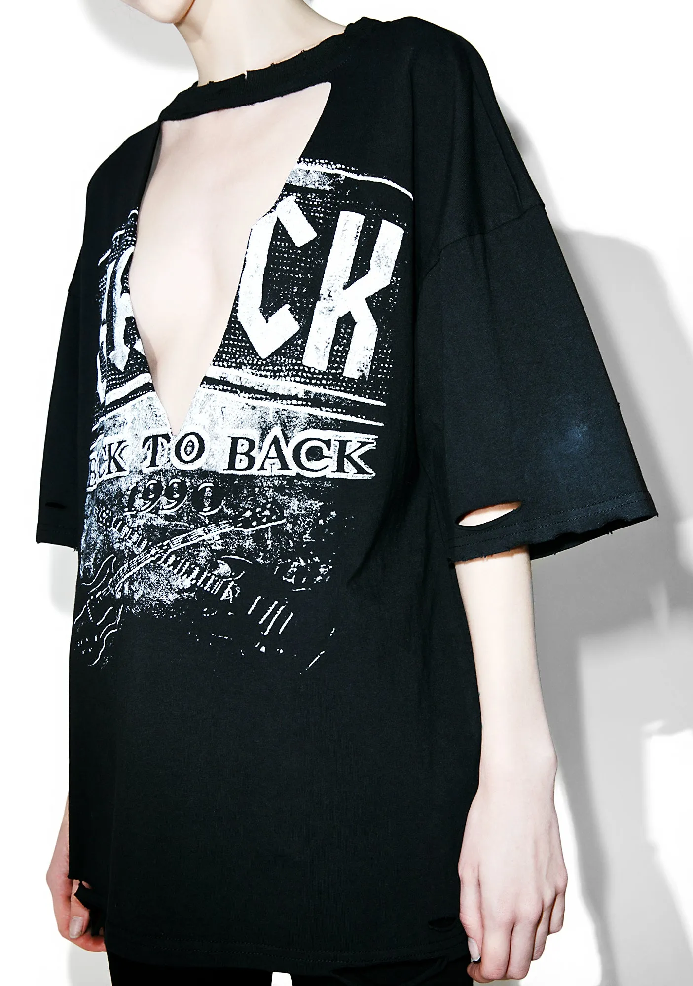 Back To Back Tee sold by Dolls Kill product image thumbnail 4