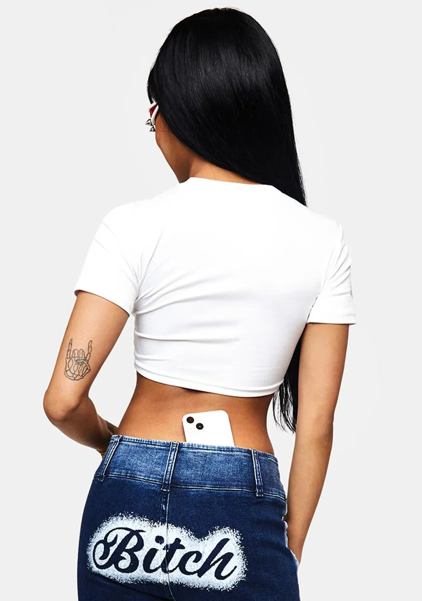 Insta Famous Crop Top sold by Dolls Kill product image thumbnail 4