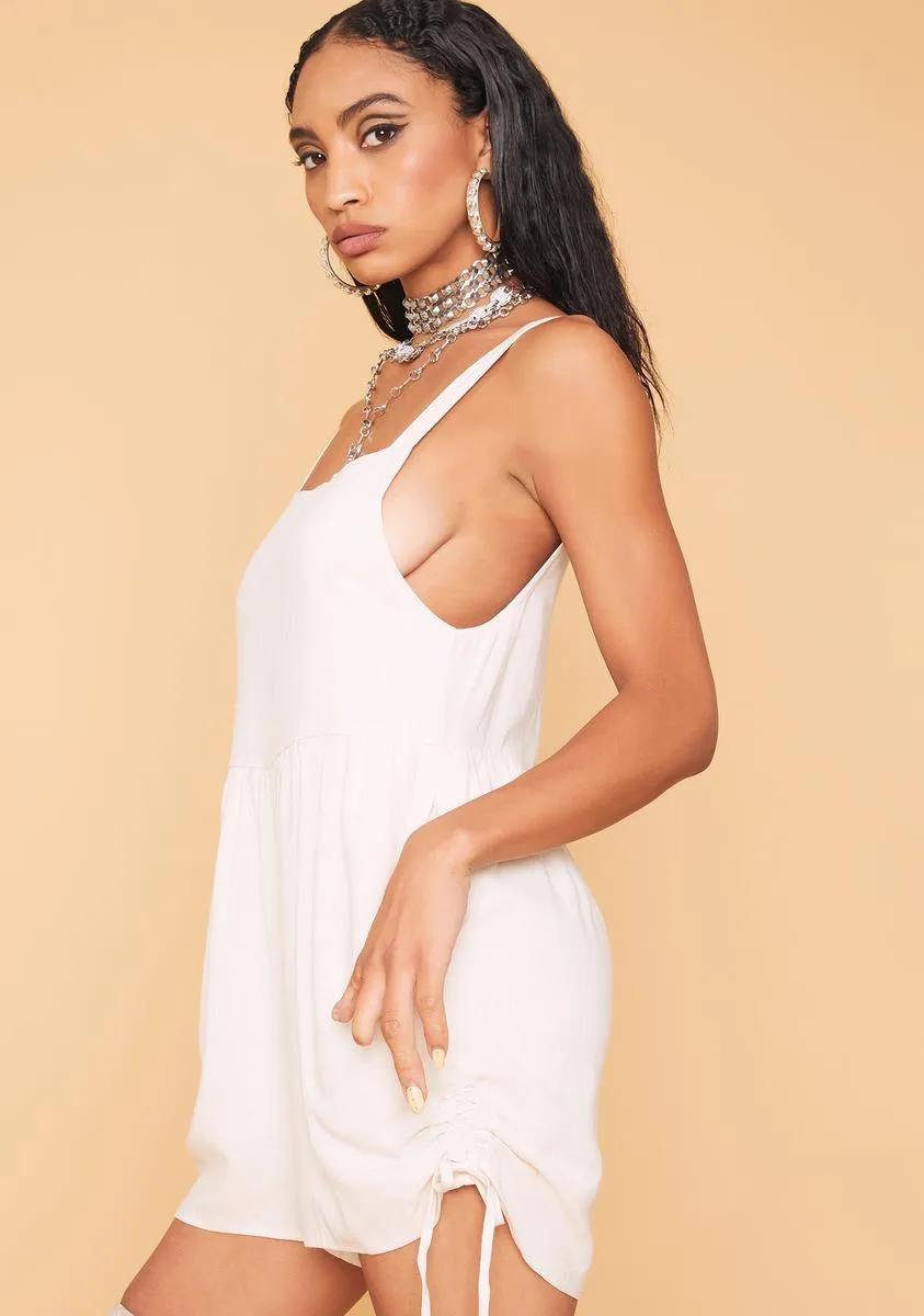 Into The Distance Ruched Romper sold by Dolls Kill product image thumbnail 2