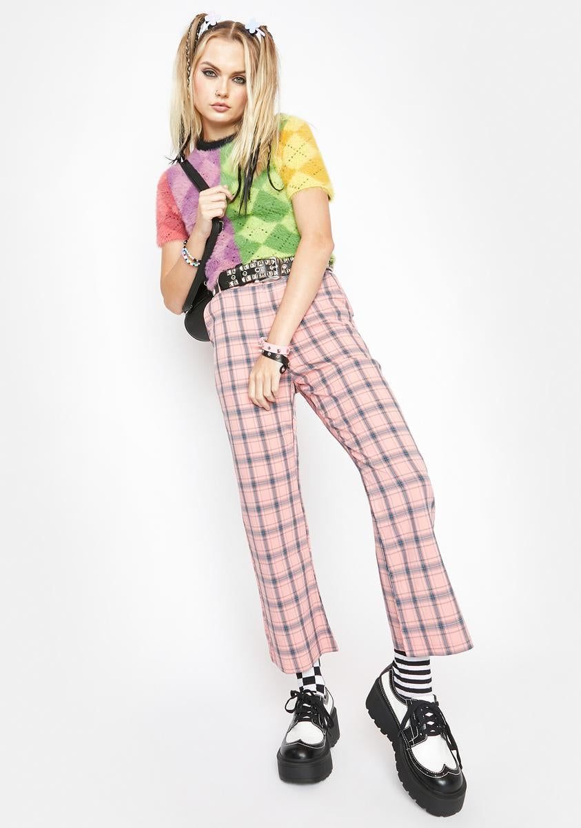 Precious Cargo Plaid Pants sold by Dolls Kill product image thumbnail 3
