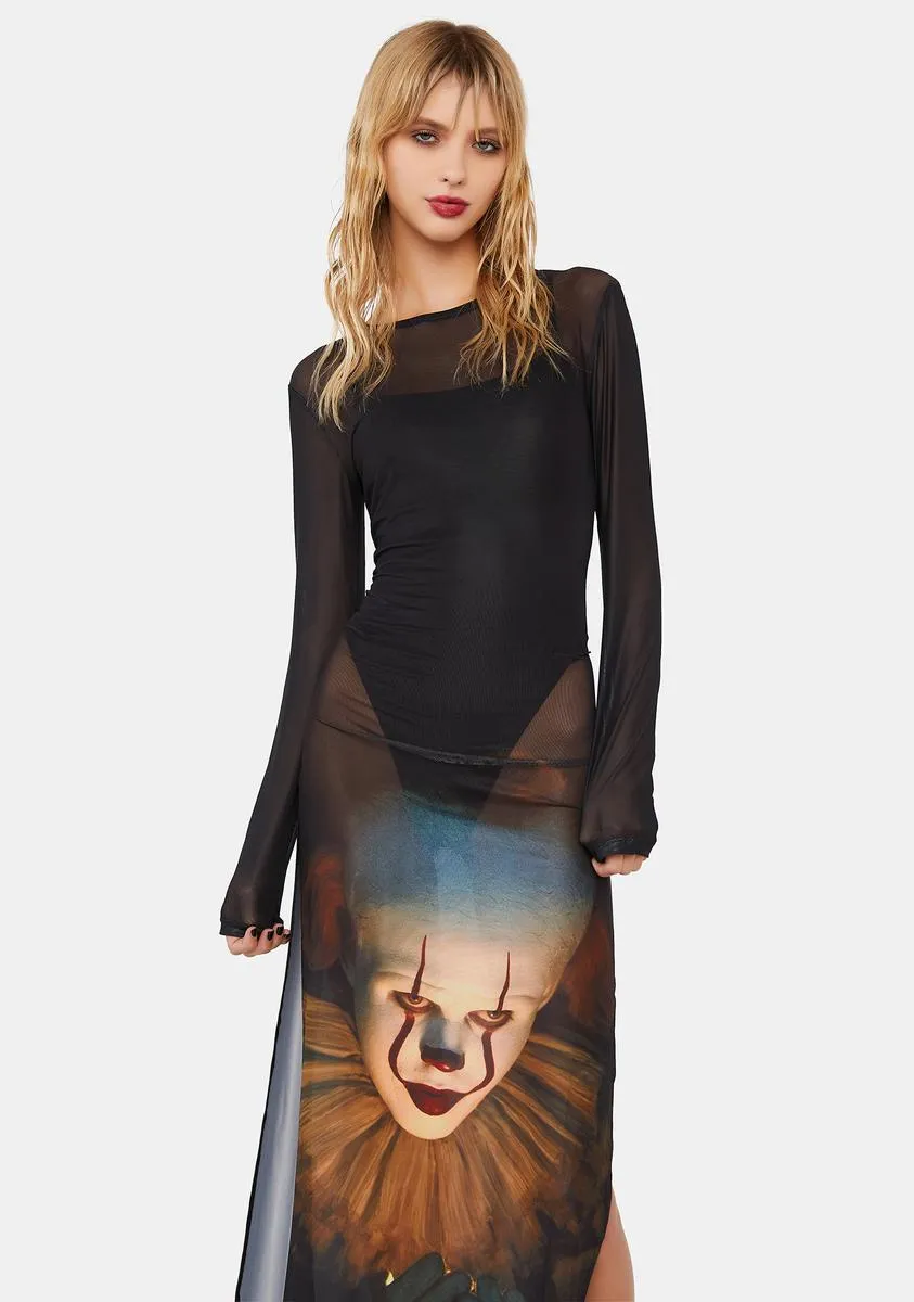 The Dancing Clown Maxi Dress sold by Dolls Kill product image thumbnail 2